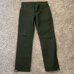 Green Levi’s pants